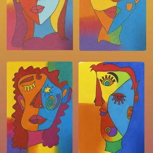 Retratos Cubistas